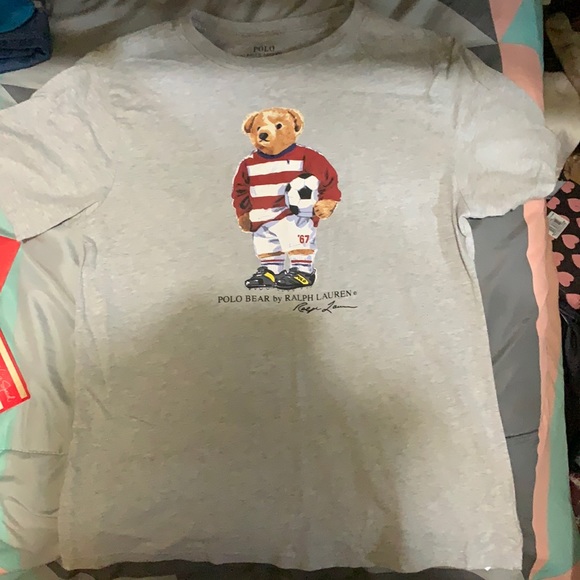 Grey Polo Ralph Lauren boy shirt, size 14-16. - Picture 1 of 3